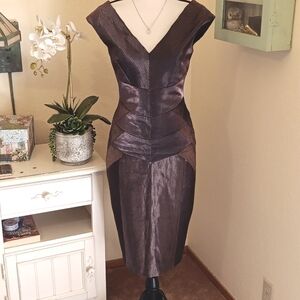 Maggy London Purple Sheath Dress